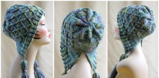 Iris Bloom Bonnet Free Knitting Pattern