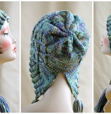 Iris Bloom Bonnet Free Knitting Pattern