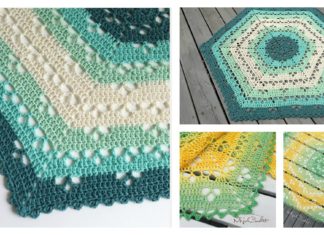 Lace Cloudberry Blanket Free Crochet Pattern