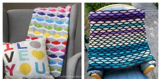 Rainbow Stained Glass Blanket Free Crochet Pattern