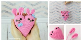 Bunny Heart Amigurumi Free Crochet Pattern