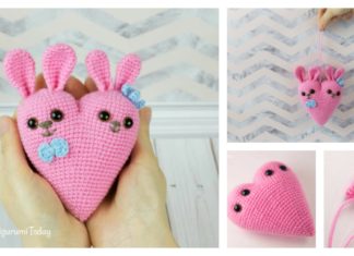 Bunny Heart Amigurumi Free Crochet Pattern