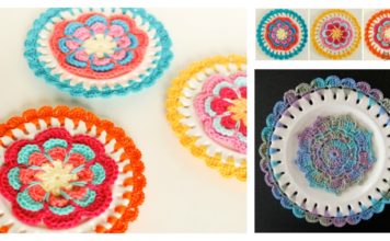 Embellished Decorative Plate Free Crochet Pattern