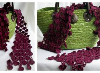 Heart Chain Scarf Free Crochet Pattern