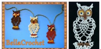 Pineapple Stitch Owl Free Crochet Pattern