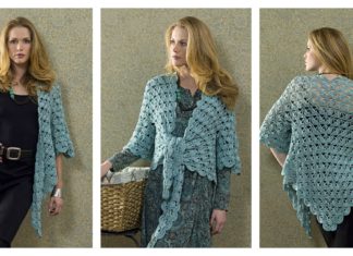 Zen Lace Jacket Free Crochet Pattern