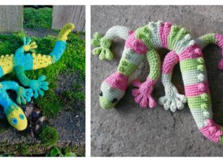 Adorable Gecko Amigurumi Free Crochet Pattern