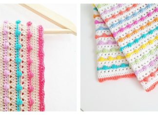 Bobble Stitch Blanket Crochet Pattern