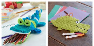 Fun Pencil Case Free Crochet Pattern