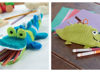 Fun Pencil Case Free Crochet Pattern