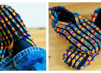 Uberib Slippers Free Knitting Pattern