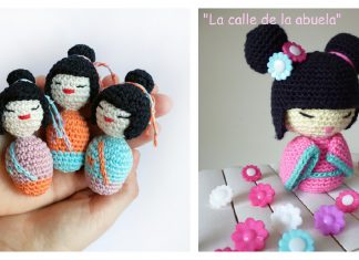 Amigurumi Kokeshi Doll Free Crochet Pattern