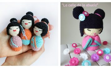 Amigurumi Kokeshi Doll Free Crochet Pattern