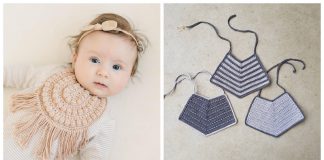 Cute Baby Bib Free Crochet Pattern