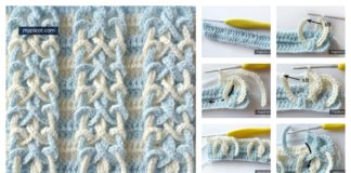 Double Knot Stitch Free Crochet Pattern