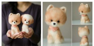 Little Fluffy Dog Amigurumi Free Crochet Pattern