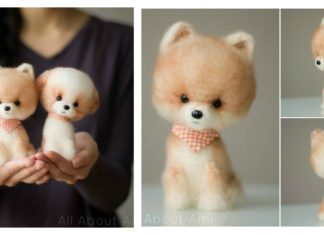 Little Fluffy Dog Amigurumi Free Crochet Pattern