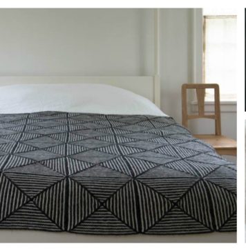 Optic Blanket Free Knitting Pattern