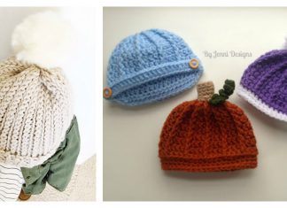 Ribbed Hat Free Crochet Pattern