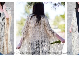 Casablanca Summer Poncho Free Crochet Pattern