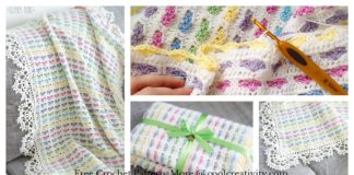 I Love Scraps Afghan Baby Blanket Free Crochet Pattern