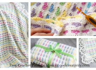 I Love Scraps Afghan Baby Blanket Free Crochet Pattern