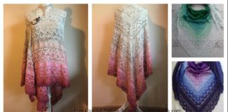 Klaziena Shawl Free Crochet Pattern