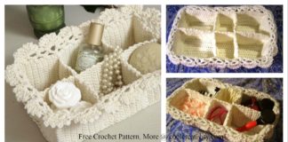 Lace Spa Basket Free Crochet Pattern