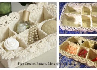 Lace Spa Basket Free Crochet Pattern