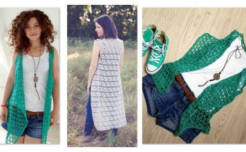 Lace Summer Vest Free Crochet Pattern