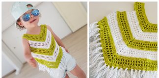 Little Girl Summer Top Free Crochet Pattern and Video Tutorial