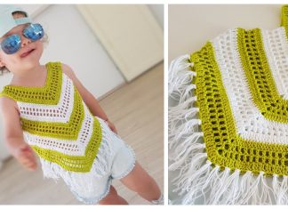 Little Girl Summer Top Free Crochet Pattern and Video Tutorial