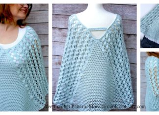 Whimsical Waves Poncho Free Crochet Pattern and Video Tutorial