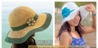 Wide Brim Summer Hat Free Crochet Pattern