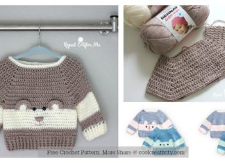 Baby Bear Sweater Free Crochet Pattern