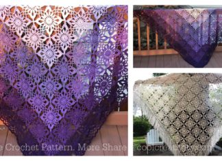 Gypsy Queen Shawl Free Crochet Pattern