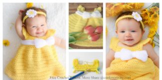 Simply Spring Baby Dress Free Crochet Pattern