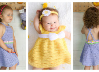 Simply Spring Baby Dress Free Crochet Pattern