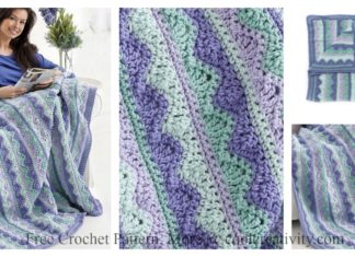 Summer Mist Blanket Free Crochet Pattern