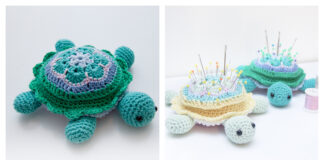 African Flower Hexagon Motif Turtle Free Crochet Pattern