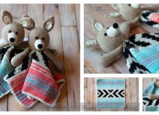 Amigurumi Coyote Lovey Free Crochet Pattern