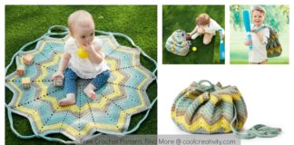 Convertible Blanket Tote Bag Free Crochet Pattern and Video Tutorial