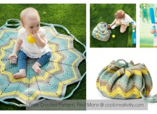 Convertible Blanket Tote Bag Free Crochet Pattern and Video Tutorial