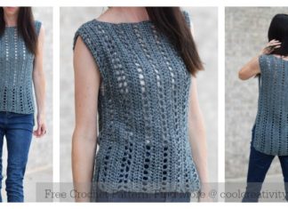 Easy Sleeveless Top Free Crochet Pattern