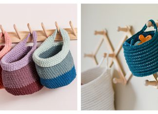 Hanging Basket Free Crochet Pattern