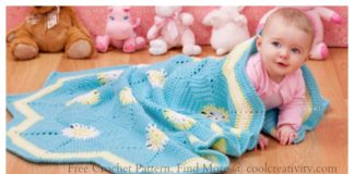 Hexagon Baby Blanket Free Crochet Pattern