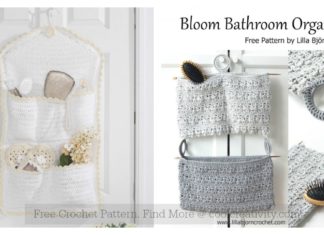 Bathroom Organizer Free Crochet Pattern