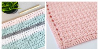 Cozy Clusters Baby Blanket Free Crochet Pattern