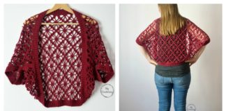 Meadow Lace Shrug Free Crochet Pattern