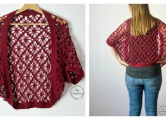 Meadow Lace Shrug Free Crochet Pattern